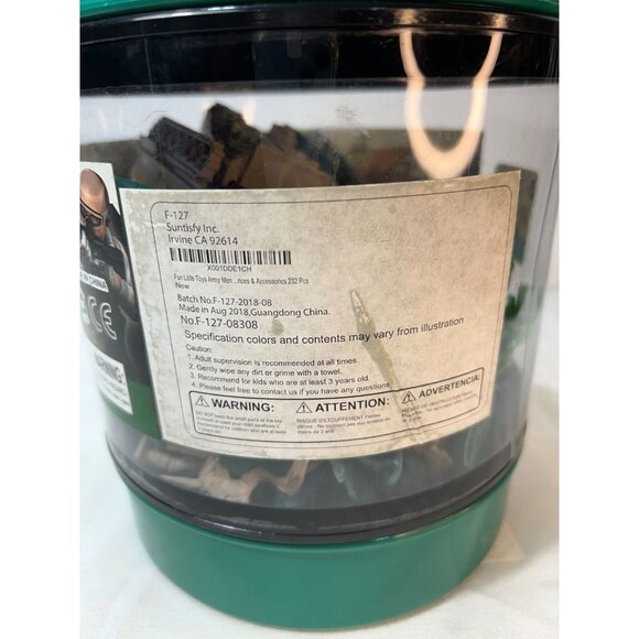 180 Pieces Fun Little Toys Battle Equipment Soldiers Plastic Figures - Picture 4 of 5